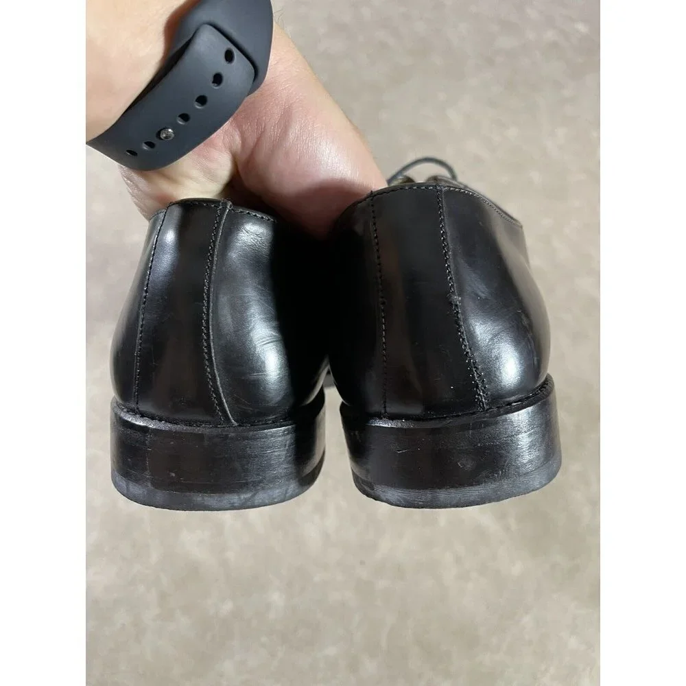 Russell & Bromley Made By‎ Hand Black Oxford Lace Up Shoes Men's Size 10.5